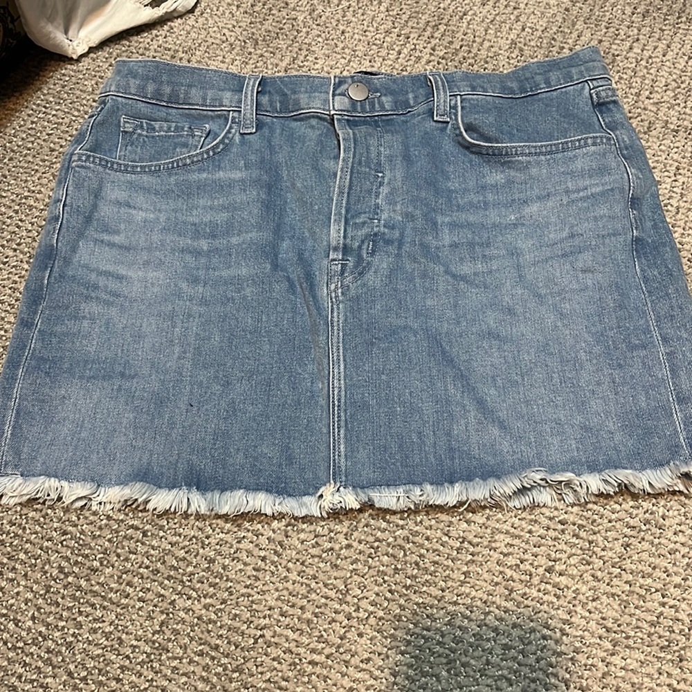 J brand Jean skirt- very flattering